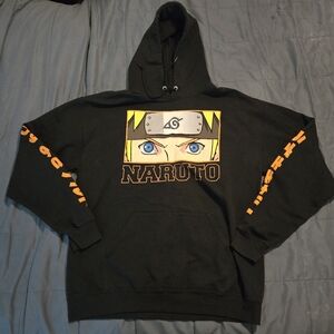 Naruto Shippuden Collection Black Hoodie Unisex Large